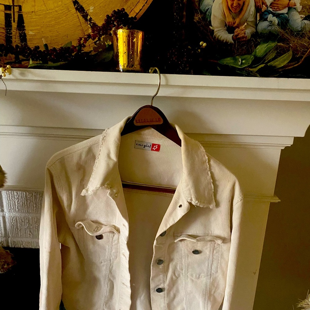 Cream corduroy jacket